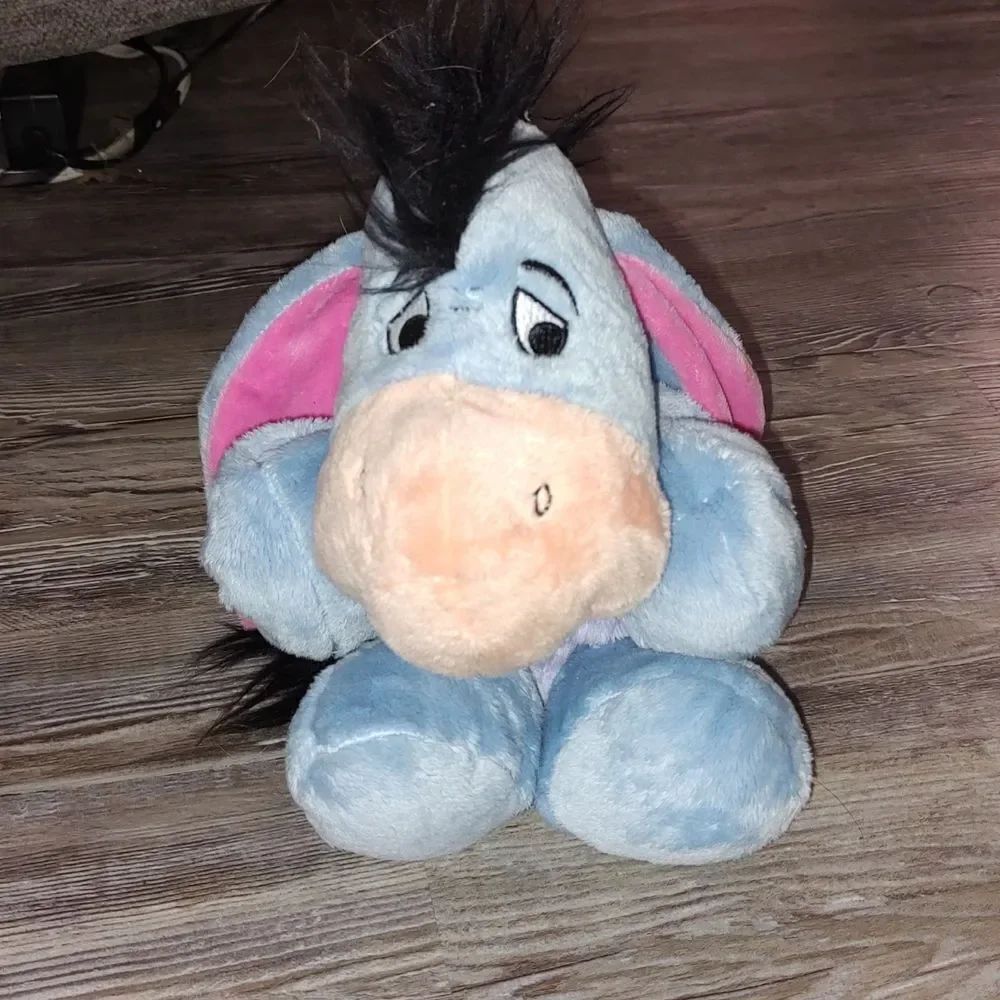 Eeyore vintage super soft 12" plush stuffed animal New plastic tag attached